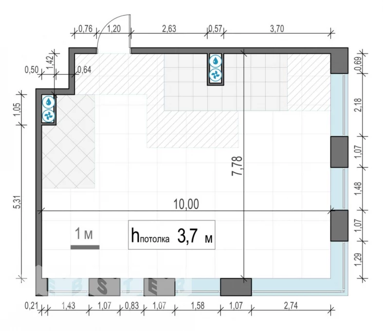 3-комн., 12 этаж - ЖК West Garden – фото 1