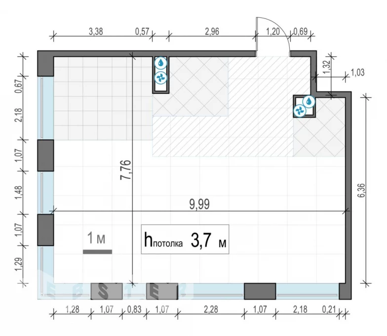 3-комн., 10 этаж - ЖК West Garden – фото 1