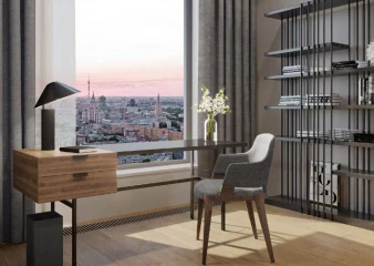 2-комн. апартаменты, 17 этаж - ЖК Chkalov