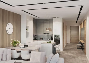 4-комн. квартира, 37 этаж - ЖК Триколор